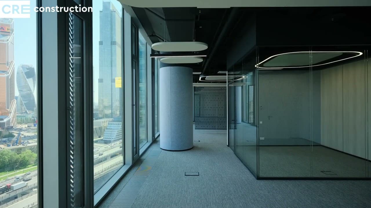 Обзор офиса будущего в небоскребе iCITY | Готовый Fit-Out от CreConstruction 🏢